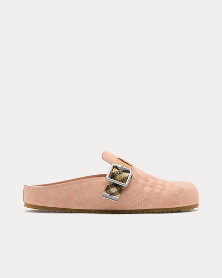 Burberry Urchin Suede Flora Clogs - 1