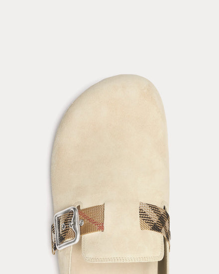 Burberry Urchin Suede Bake Clogs - 5