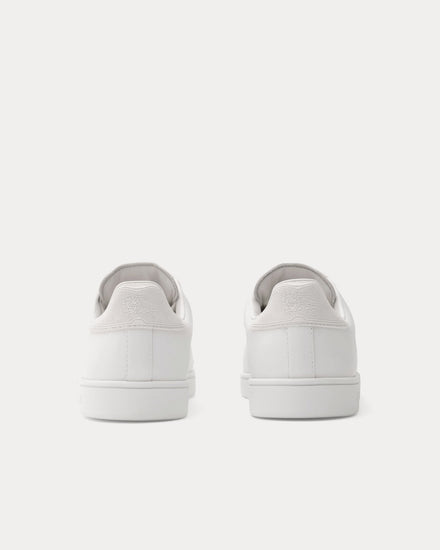 Burberry Set Embossed Check Leather Porcelain White Low Top Sneakers - 4