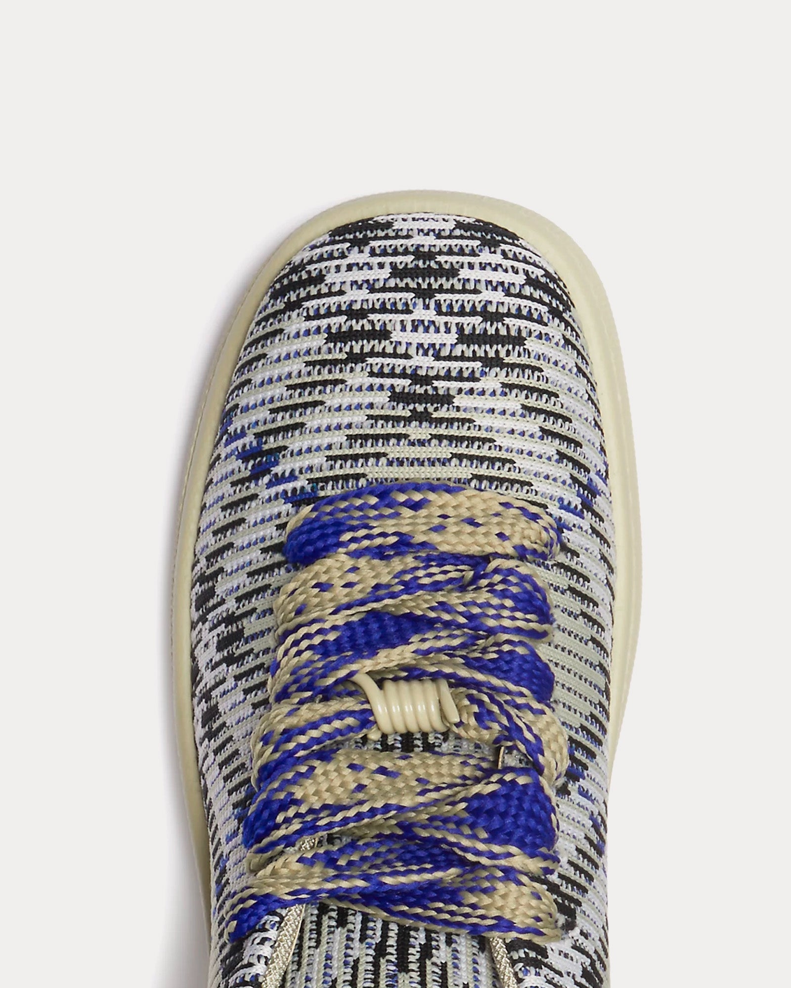 Burberry - Box Check Knit Lichen Low Top Sneakers