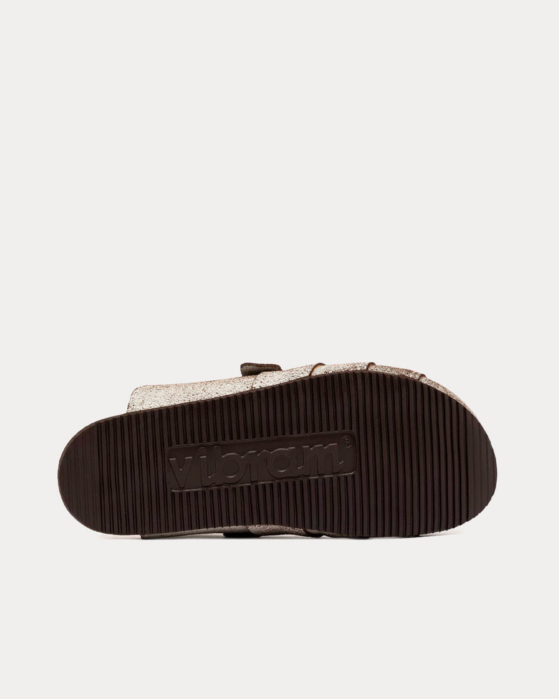 Buttero Glamping Suede Brick Red Mules - 4