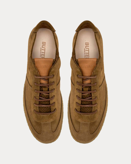 Buttero Crespo Curry Yellow Suede Low Top Sneakers - 2