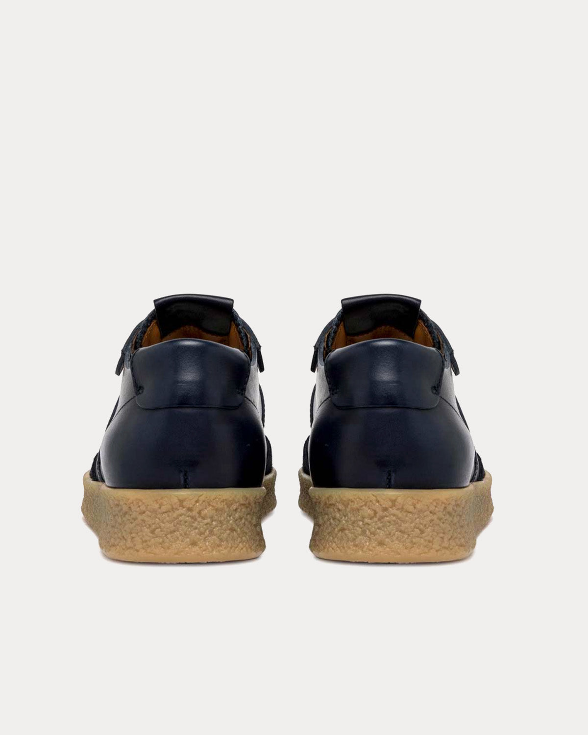 Buttero Blue Leather Chunky Sneakers main image 0