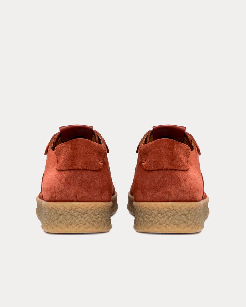 Buttero Crespo Rust Red Suede Low Top Sneakers - 4