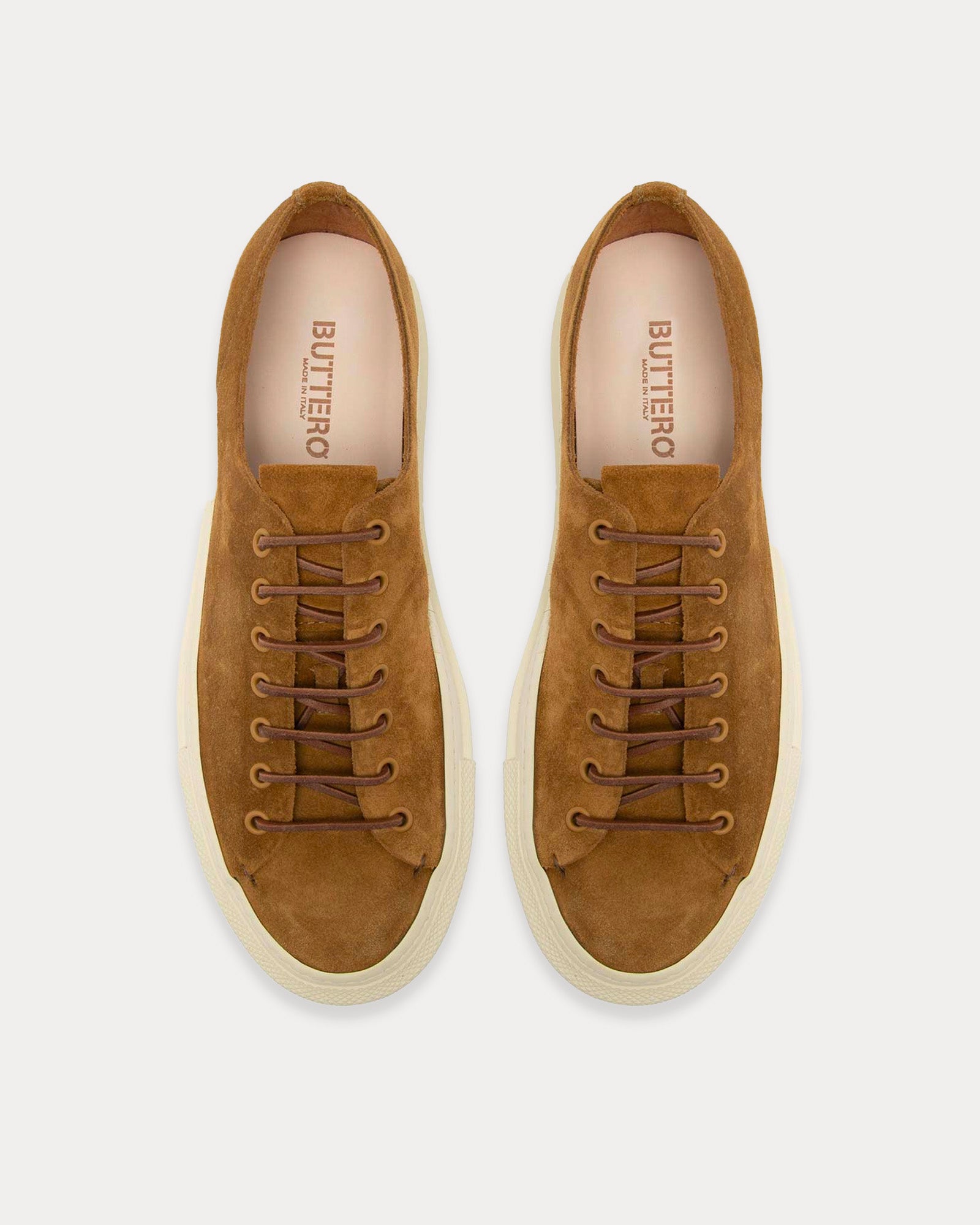 Buttero Blue Leather Low Top Sneakers main image 1