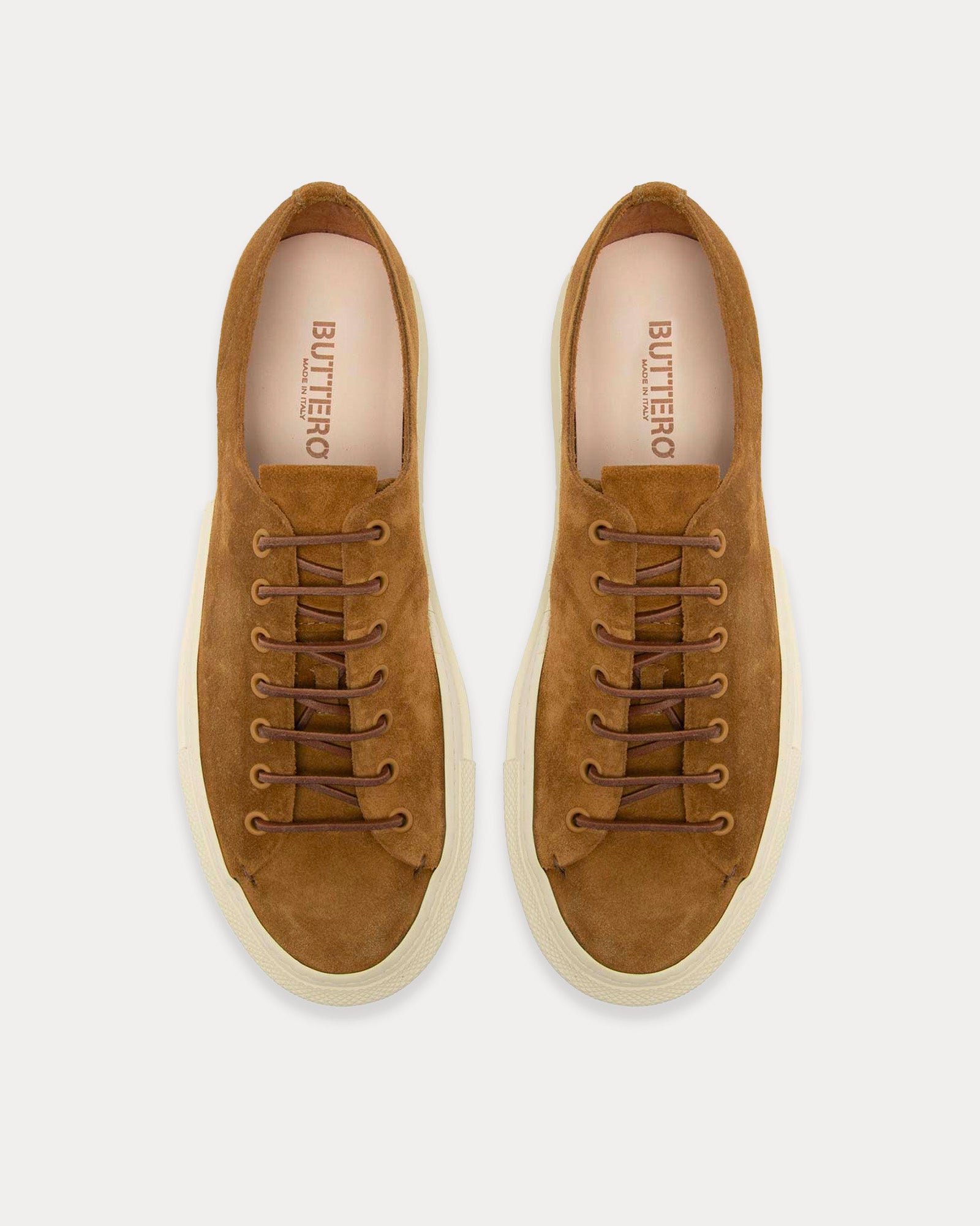 Buttero - Tanino Suede Curry Low Top Sneakers