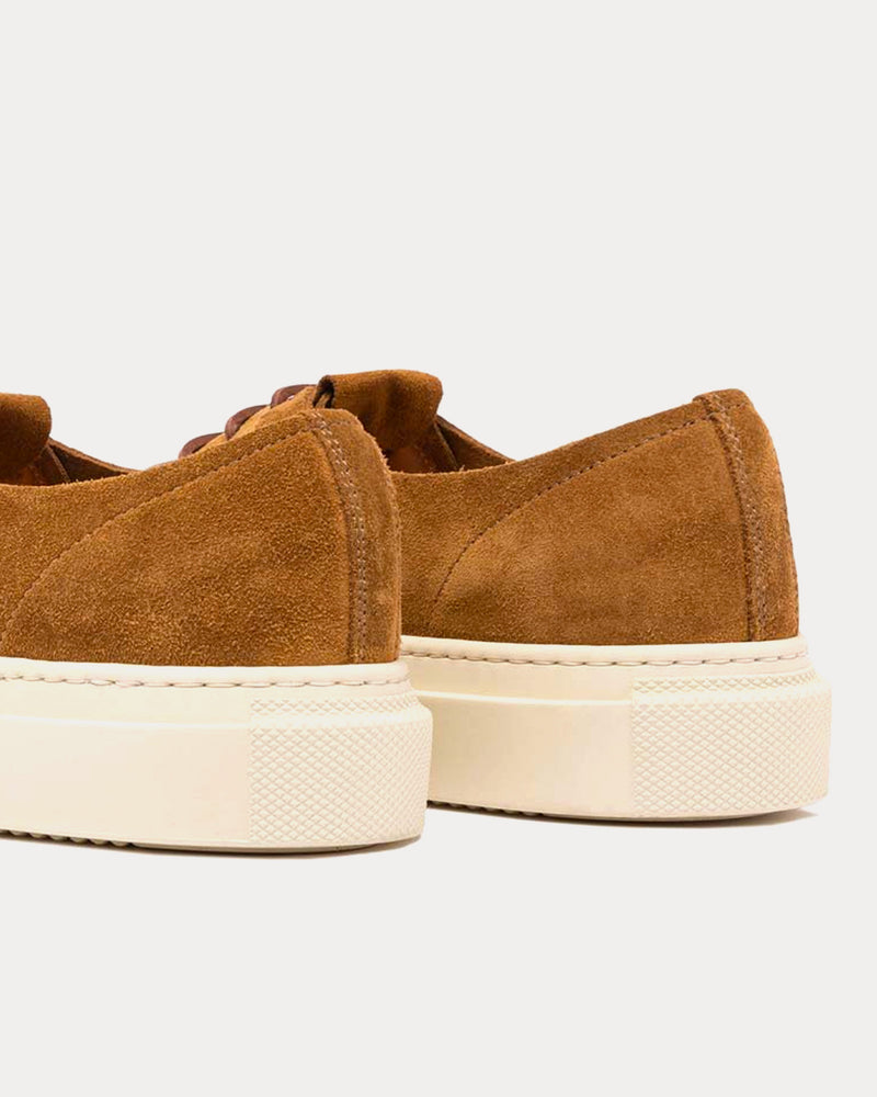 Buttero Tanino Suede Curry Low Top Sneakers - 3