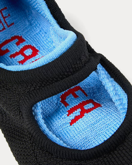 Camper Right Niko Black / Blue Slip Ons - 3