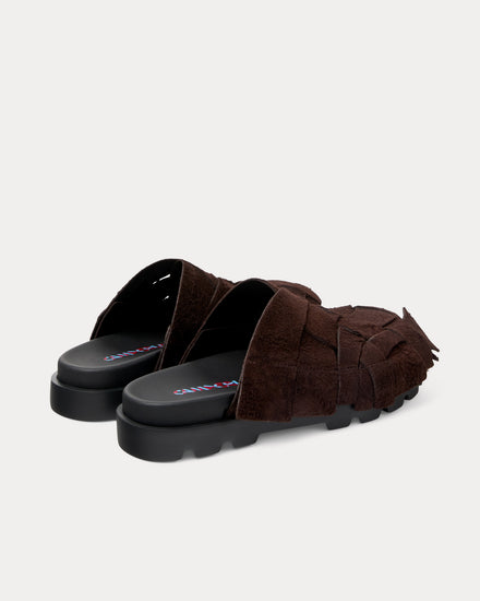 Camper Brutus Nubuck Brown Sandals - 3