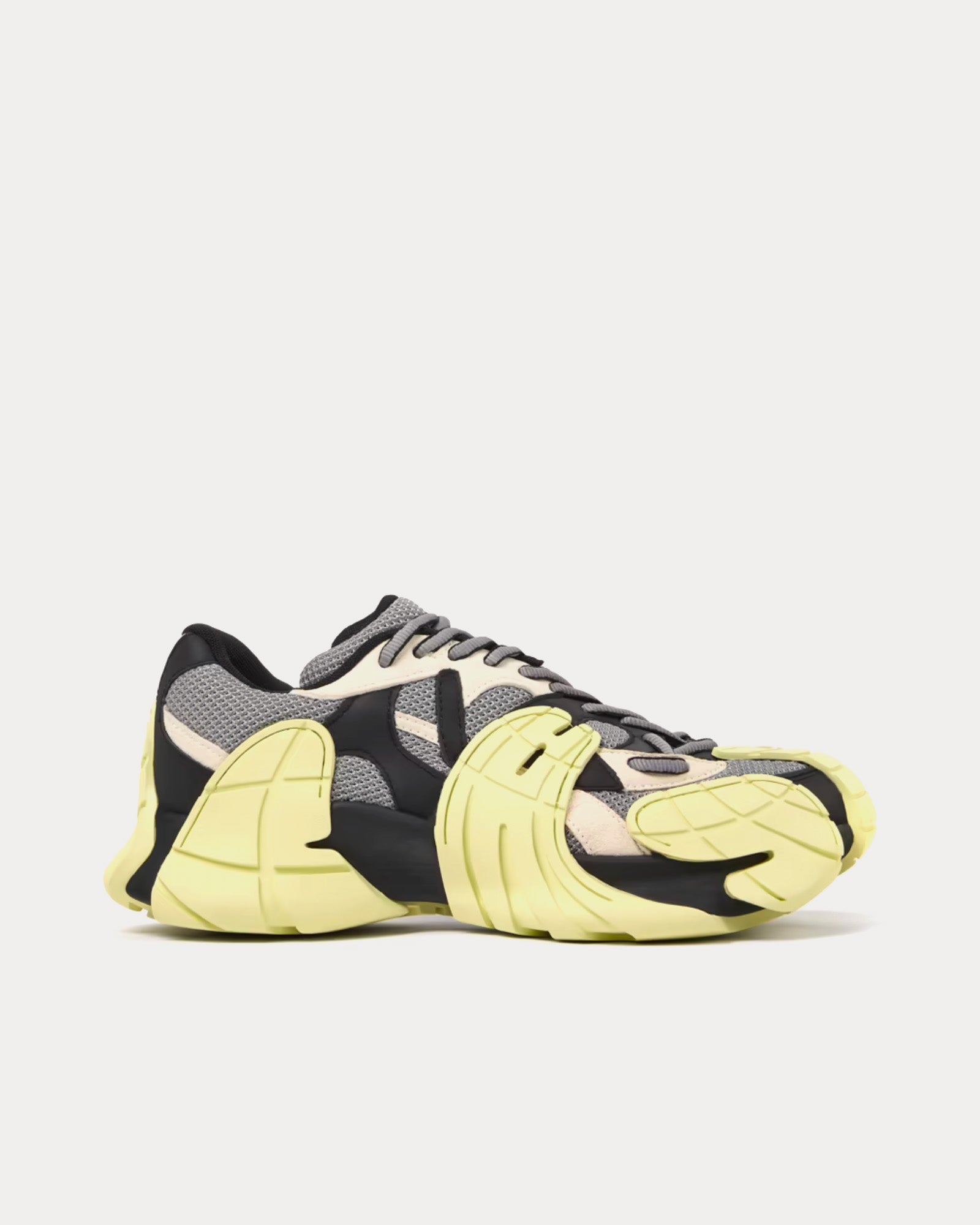 Camper Unisex Tormenta Yellow / Grey / Black Low Top Sneakers