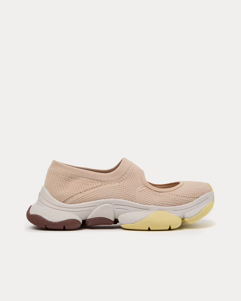Issey Miyake x Camper Men's Karst Finch Beige Slip On Sneakers