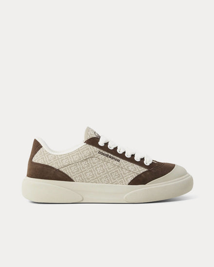 Casablanca Monogram Del Mar Beige / Brown Low Top Sneakers - 1