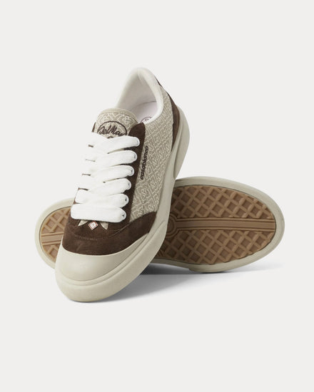Casablanca Monogram Del Mar Beige / Brown Low Top Sneakers - 2