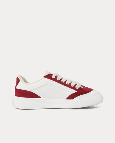 Casablanca Del Mar White / Burgundy Low Top Sneakers