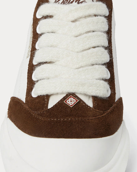 Casablanca Del Mar White / Brown Low Top Sneakers - 4