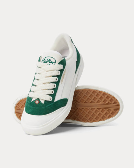 Casablanca Del Mar White / Green Low Top Sneakers - 3