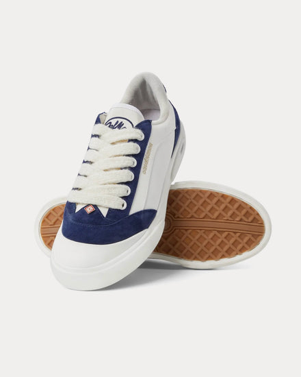 Casablanca Del Mar White / Navy Low Top Sneakers - 3