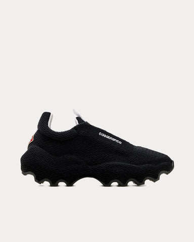 Casablanca Studs Mesh Black Low Top Sneakers