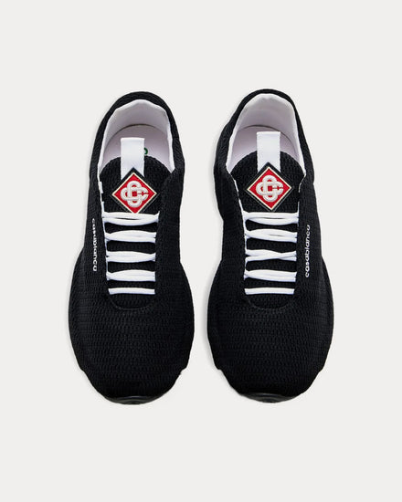 Casablanca Studs Mesh Black Low Top Sneakers - 2