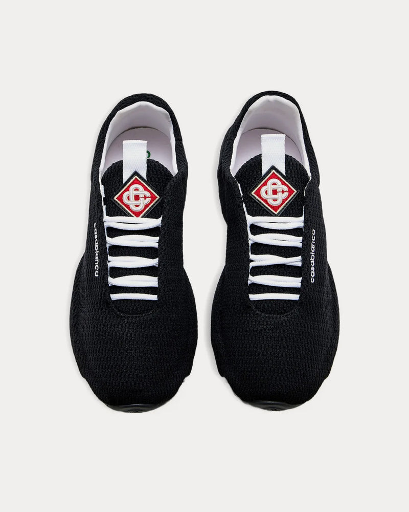 Casablanca Studs Mesh Black Low Top Sneakers - 2