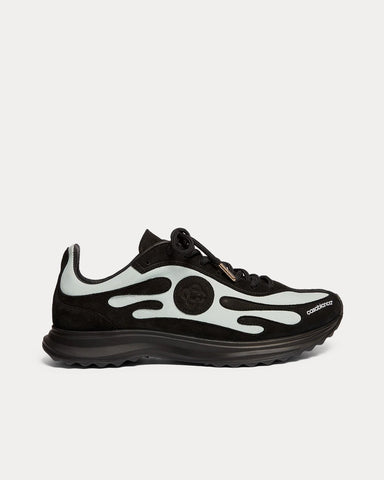 Casablanca Stade Suede Black / Mint Low Top Sneakers