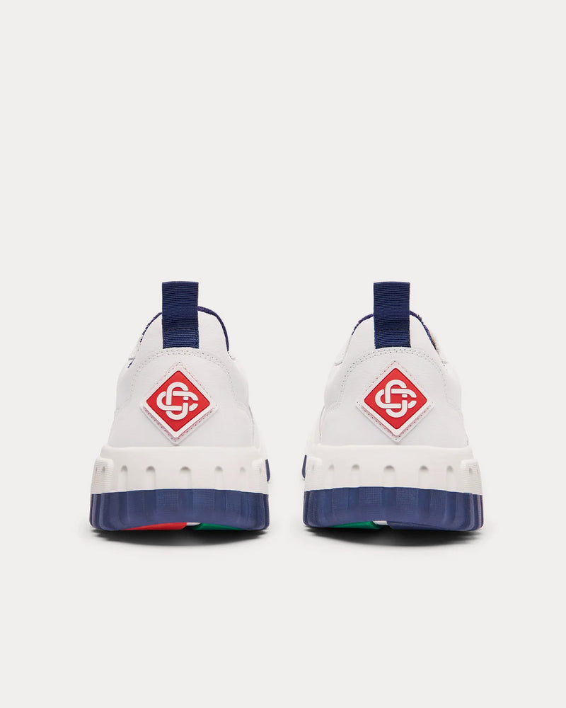 Casablanca The Court White / Navy Low Top Sneakers - 3