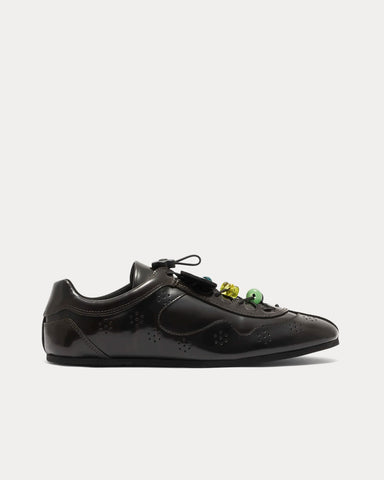 Cecilie Bahnsen Blaise Brown Low Top Sneakers