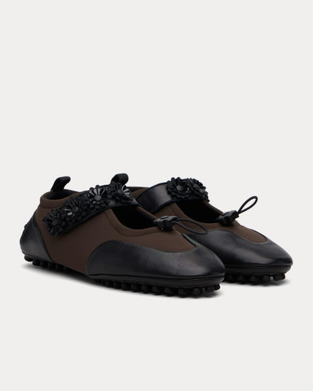 Cecilie Bahnsen Bess Mary Jane Brown Slip ons - 2