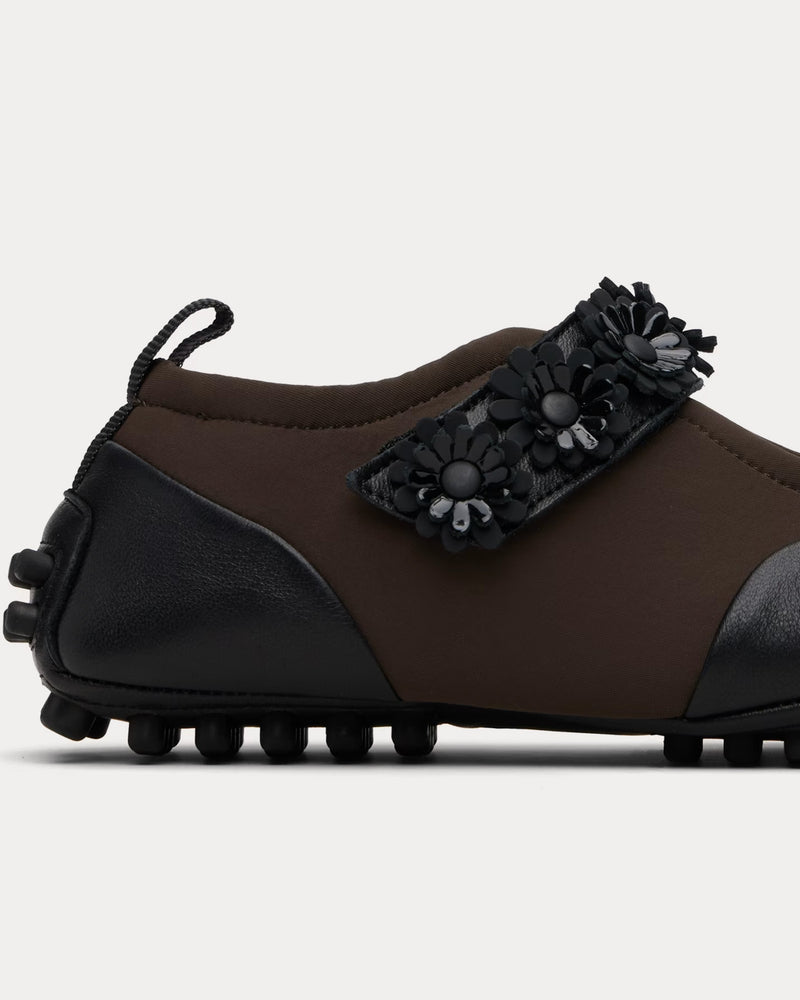 Cecilie Bahnsen Bess Mary Jane Brown Slip ons - 4