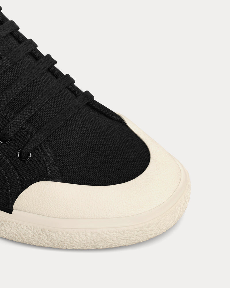 Celine Men's AS-01 Alan Canvas & Calfskin Black Low Top