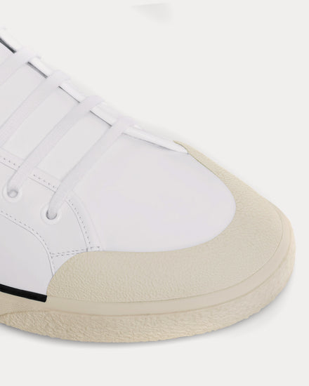 Celine AS-02 Alan Lace-Up Optic White Mid Top Sneakers - 4
