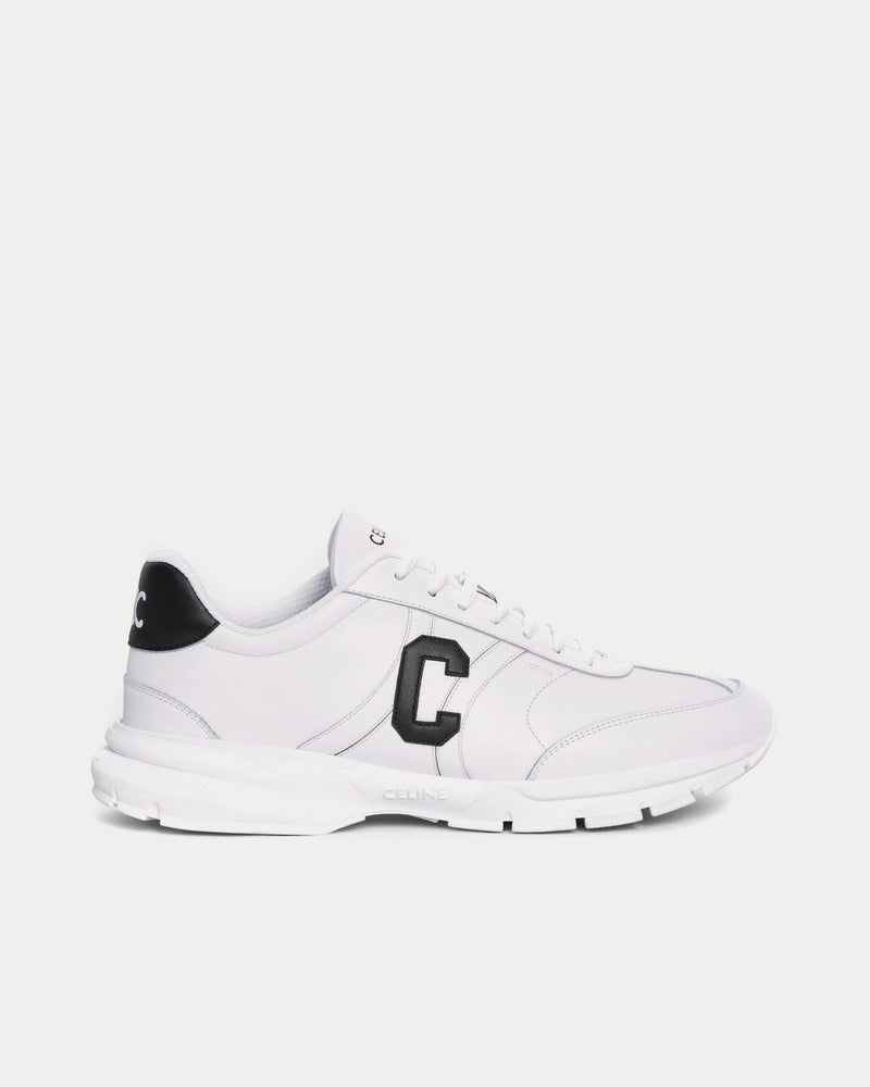 Celine Women's CR-02 Runner Optic White / Black Low Top Sneakers