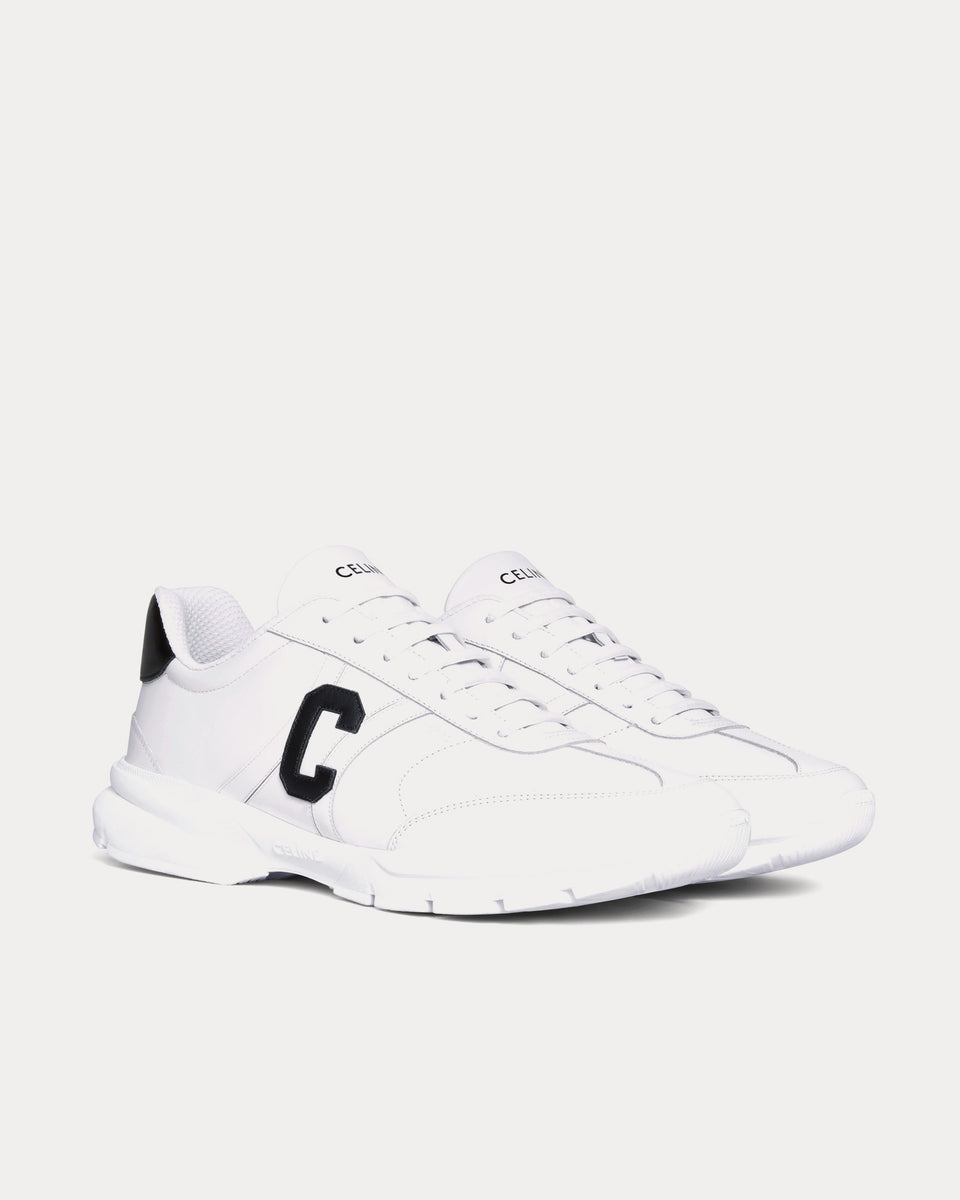 Celine CR-02 Runner Optic White / Black Low Top Sneakers - Sneak in Peace