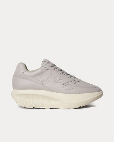 Celine Rocker Tumbled Calfskin Grey Low Top Sneakers