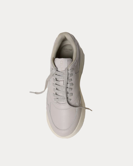 Celine Rocker Tumbled Calfskin Grey Low Top Sneakers - 2