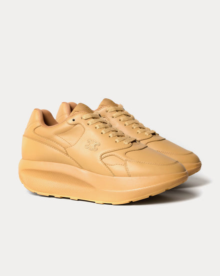 Celine Rocker Tumbled Calfskin Orme Low Top Sneakers - 3