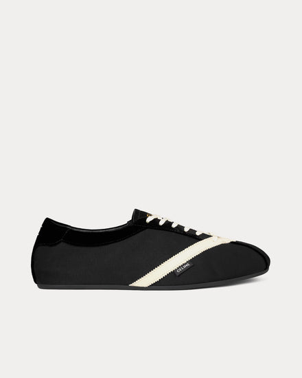 Celine The Flat Black / White Low Top Sneakers - 1