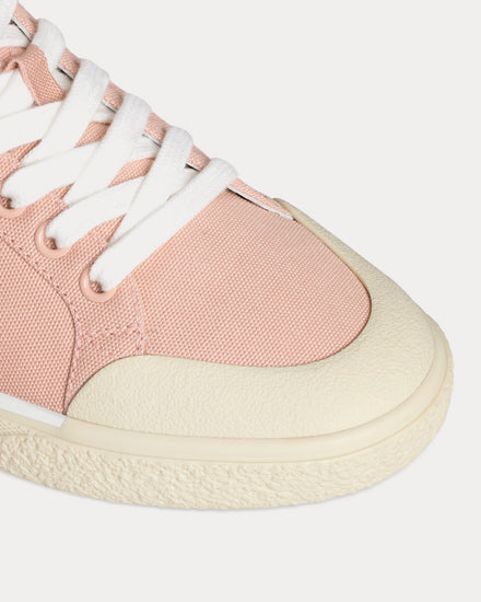 Celine Alan Triomphe in Canvas Rosewood Low Top Sneakers - 4