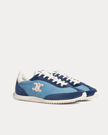Celine Racer Denim Blue / Navy Low Top Sneakers - 2