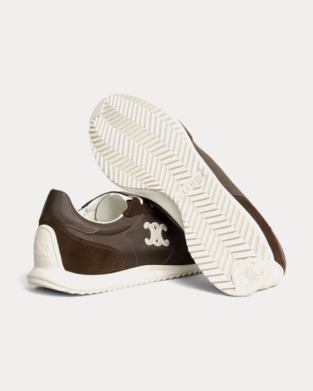 Celine Racer Khaki / Ecru Low Top Sneakers - 4
