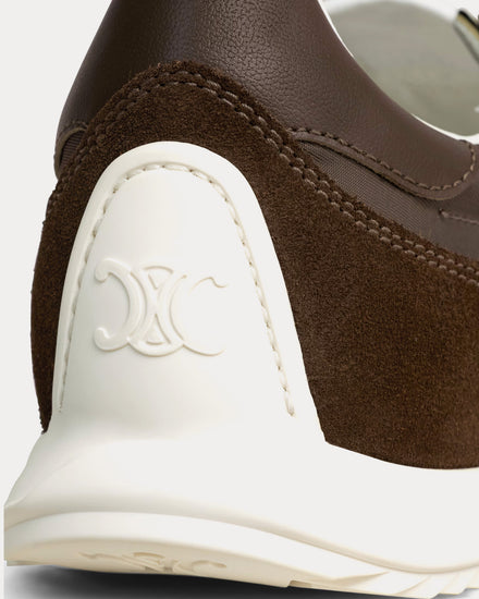 Celine Racer Khaki / Ecru Low Top Sneakers - 5
