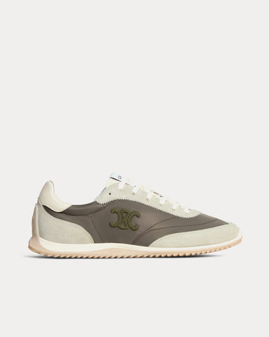 Celine Racer Khaki / Grey Low Top Sneakers
