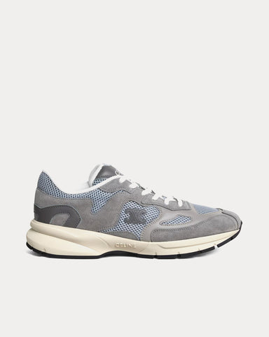 Celine Runner Suede Calfskin & Mesh Grey / Ecru Low Top Sneakers
