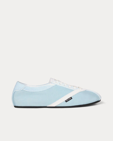 Celine The Flat Light Blue / Optic White Low Top Sneakers