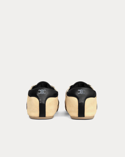 Celine The Flat Ecru / Black Low Top Sneakers - 3