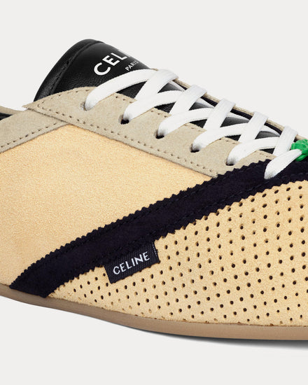 Celine The Flat Ecru / Black Low Top Sneakers - 4