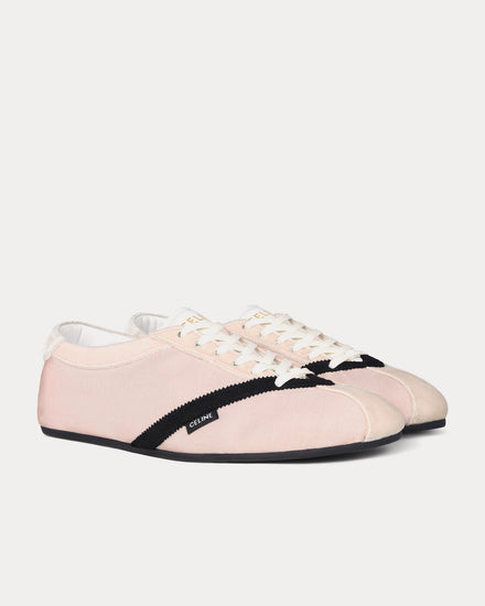 Celine The Flat Pink / Black Low Top Sneakers - 2