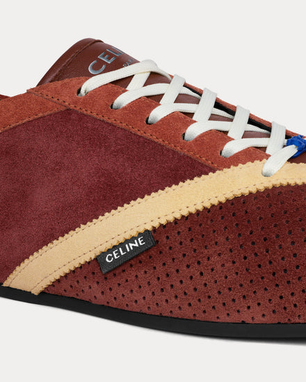 Celine The Flat Rust / Ecru Low Top Sneakers - 4