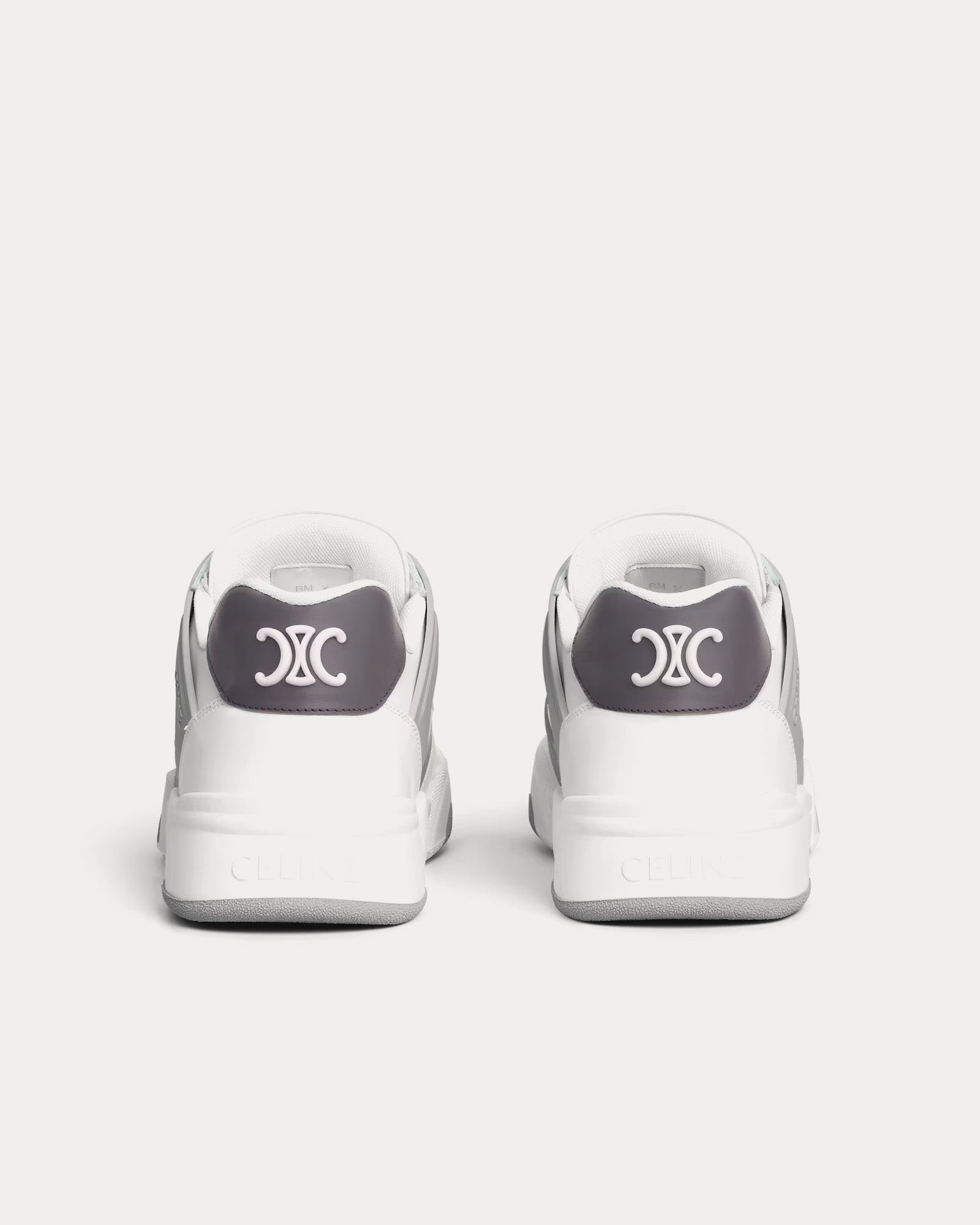 CT-09 Leather Sneakers with Mesh Inserts