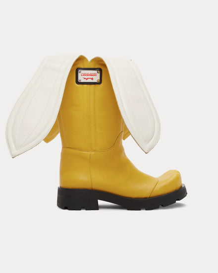 Charles Jeffrey LOVERBOY Banana Moggies Yellow Boots - 1